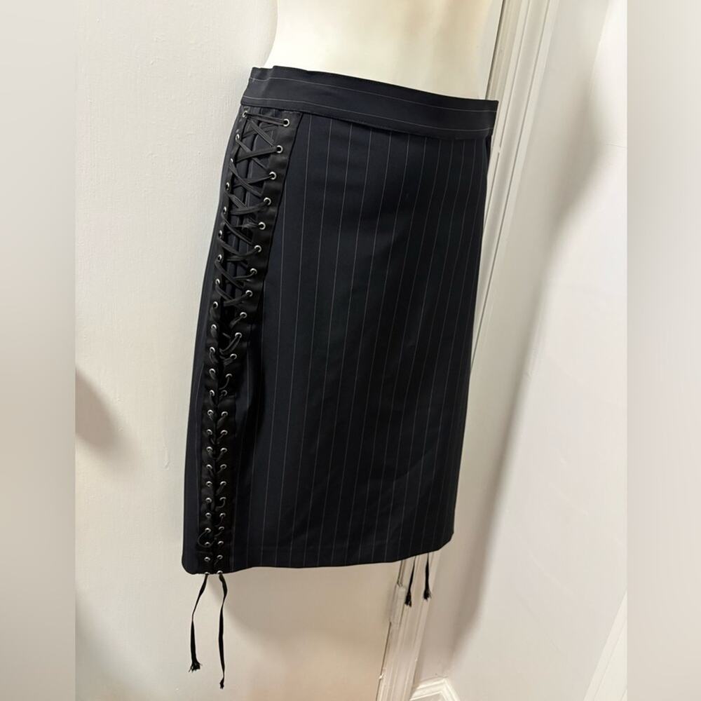 Y2k ABS lace up pencil skirt - Picture 6 of 7